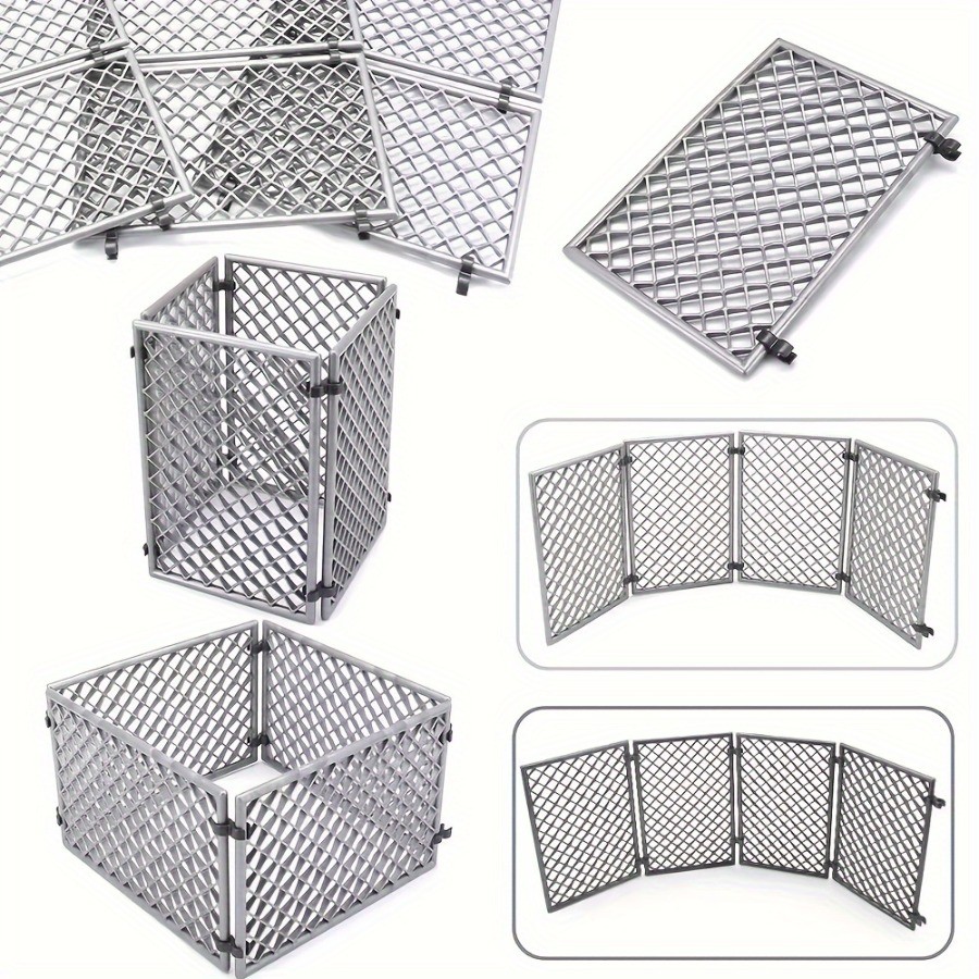 Home Security Fence - 4pcs MOC DIY WW2 Military Base
