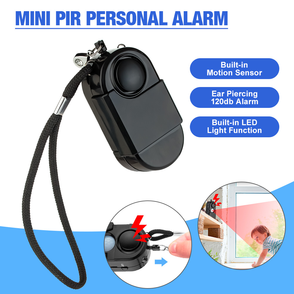 Home Security Beams - Portable Mini Motion Detector Alarm 120DB