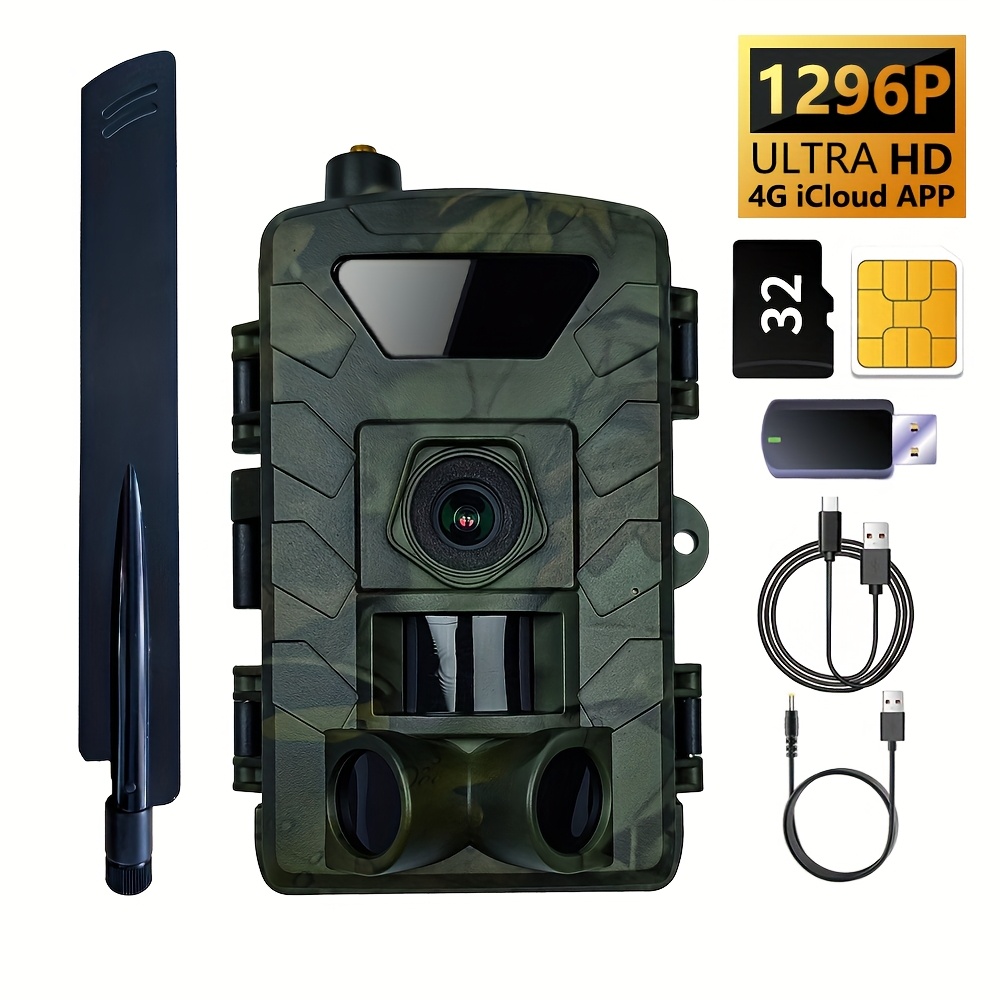 Home Security America - Lantoocam Cellular Hunting Camera, 4G LTE