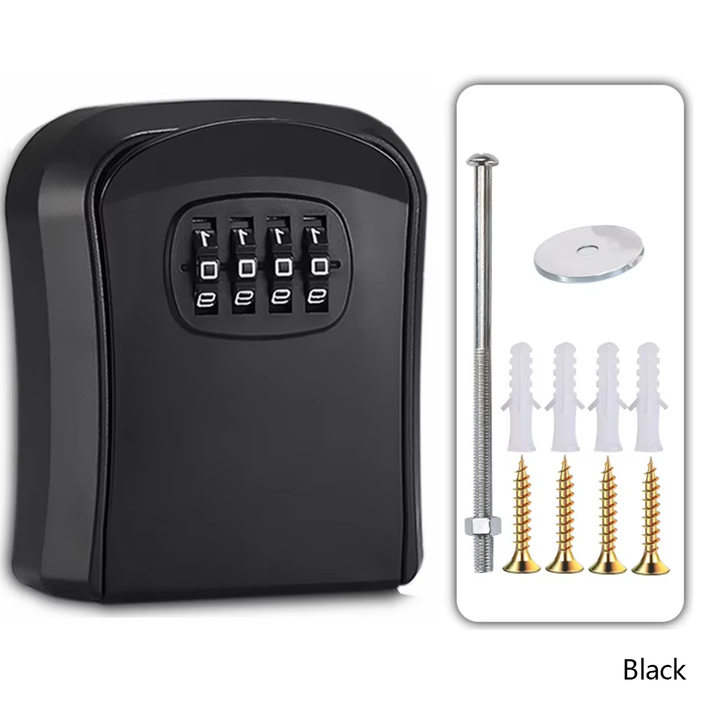 Home Security Key Box - Wall Mount Key Lock Box with