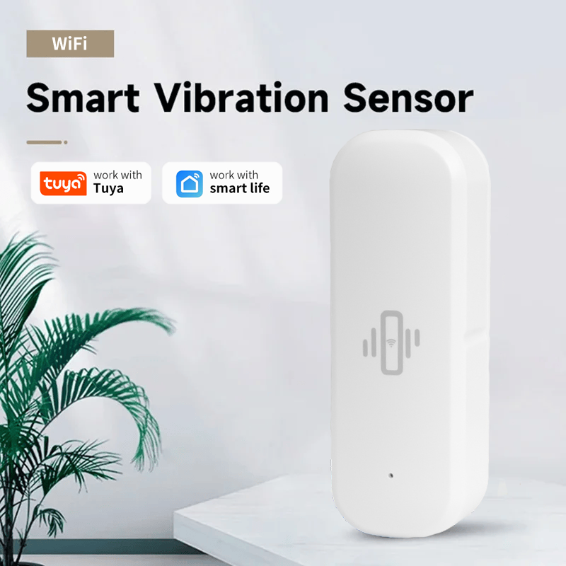 Home Security Monitor - Tuya Smart Devices WiFi Vibration Sensor