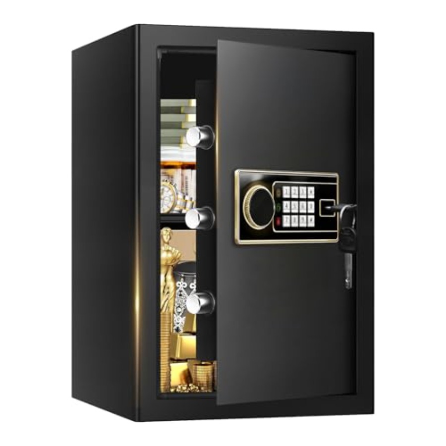 Home Security Key Box - 3.4 Cuft Large Fireproof Safe Box