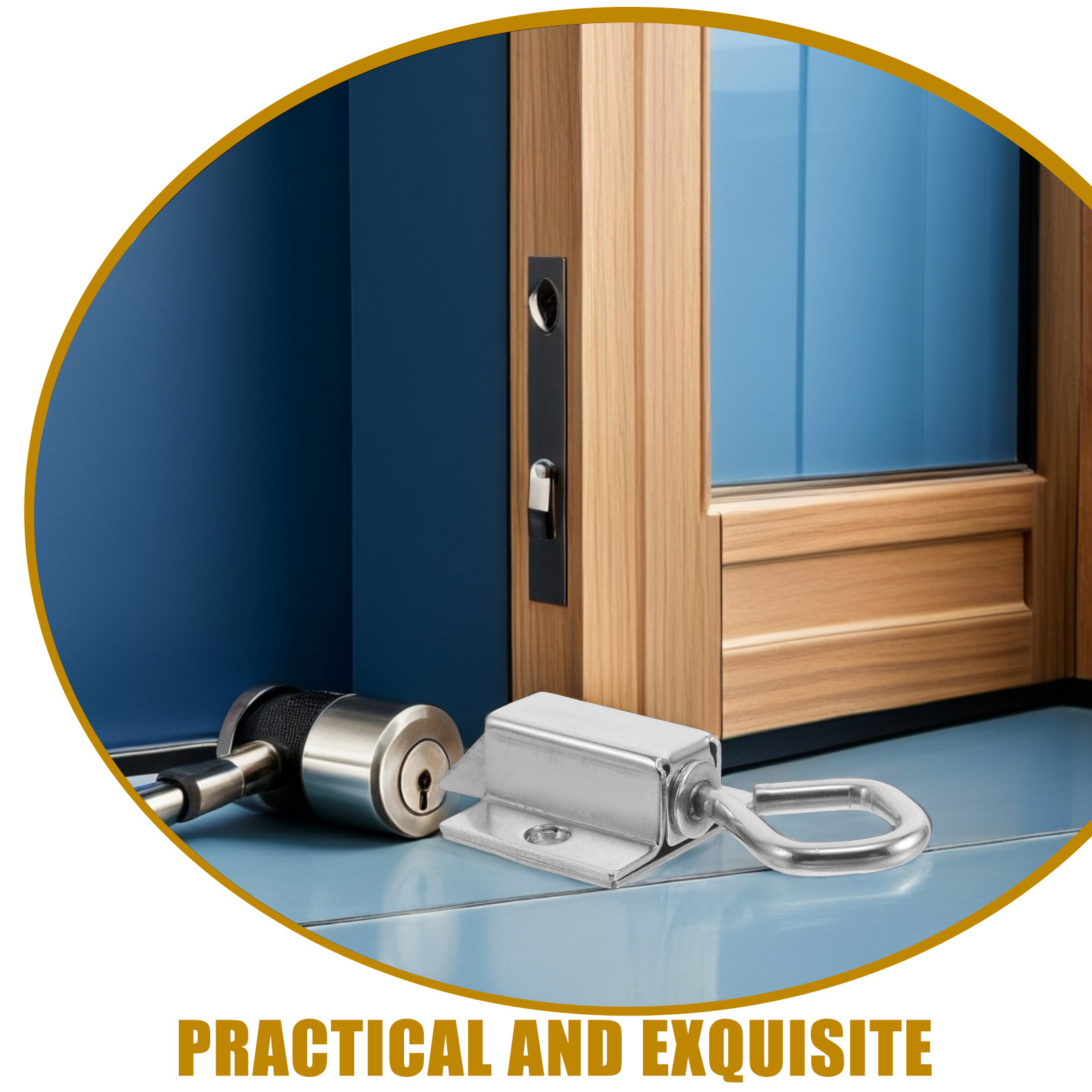 Home Security Gate - 2Pcs Slide Gate Latch Stainless Steel