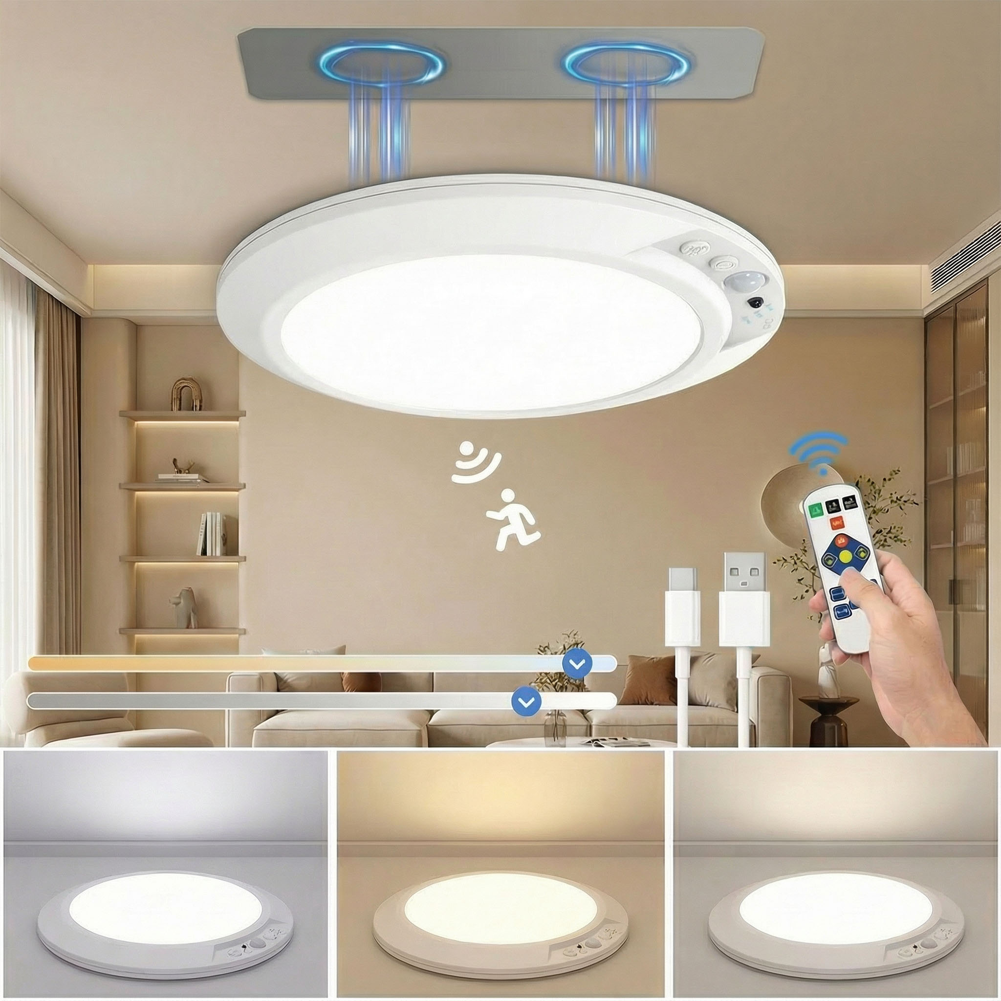 Motion Sensor Rechargeable LED - Home Security Beams recensie en prijs