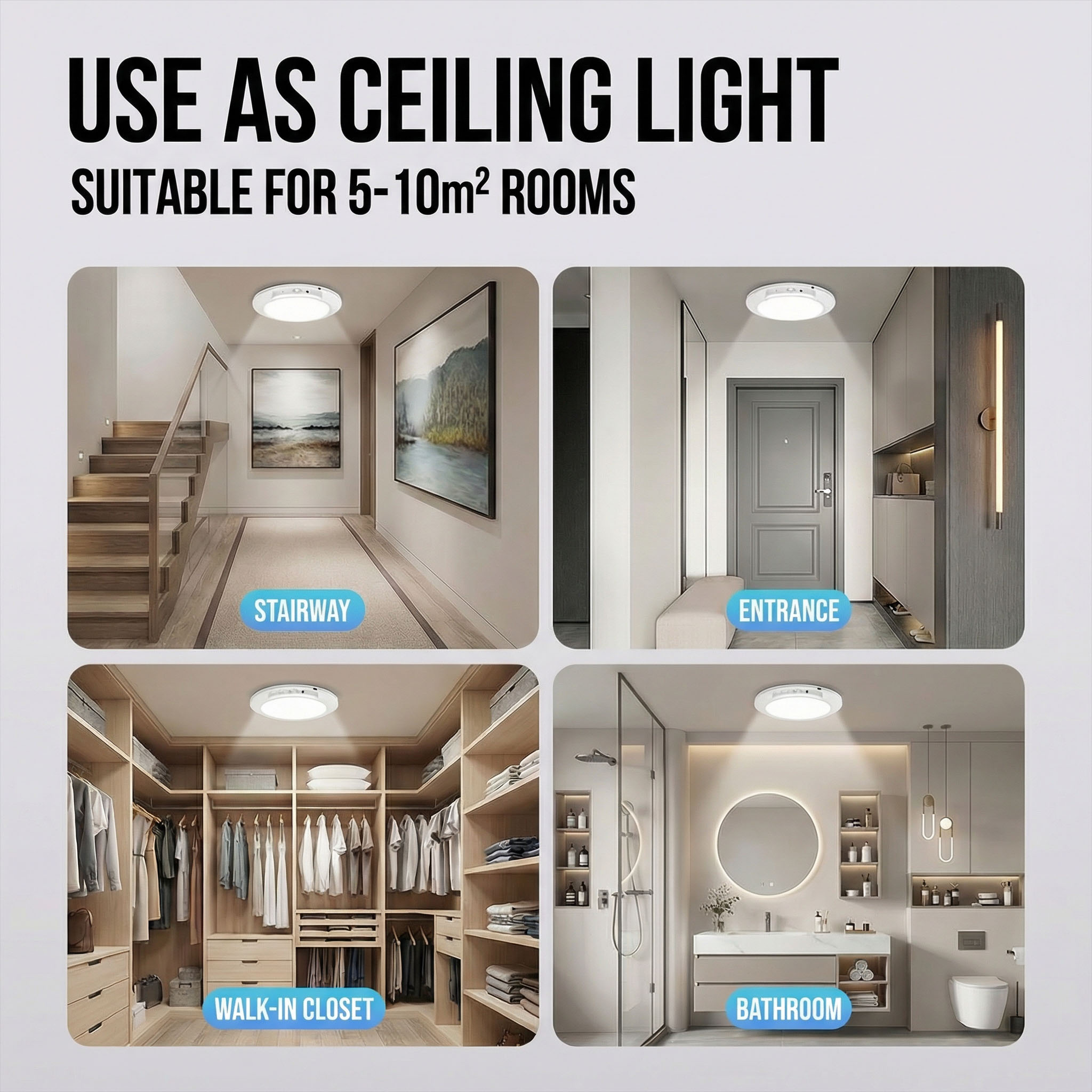 Motion Sensor Rechargeable LED - Home Security Beams recensie en prijs