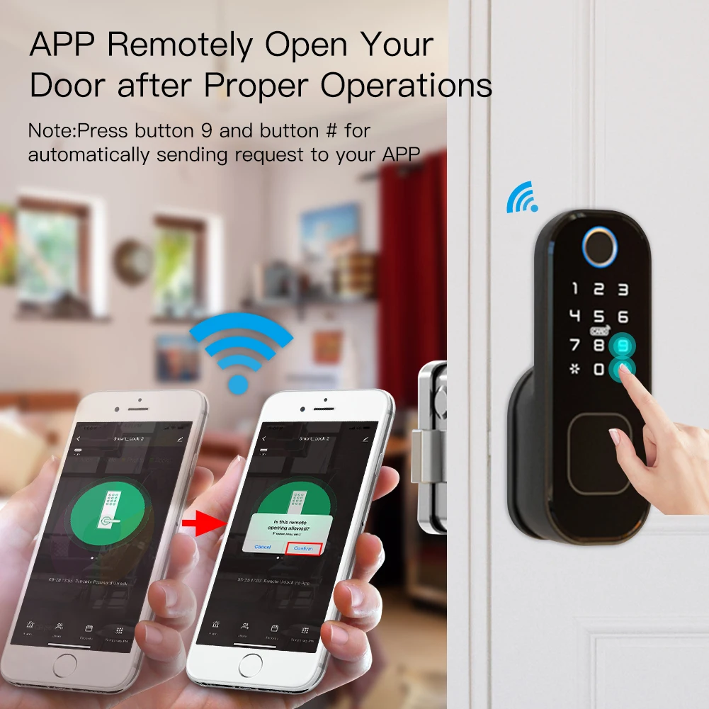 MOES WiFi Tuya Smart Lock Door - Home Security Gate recensie en prijs