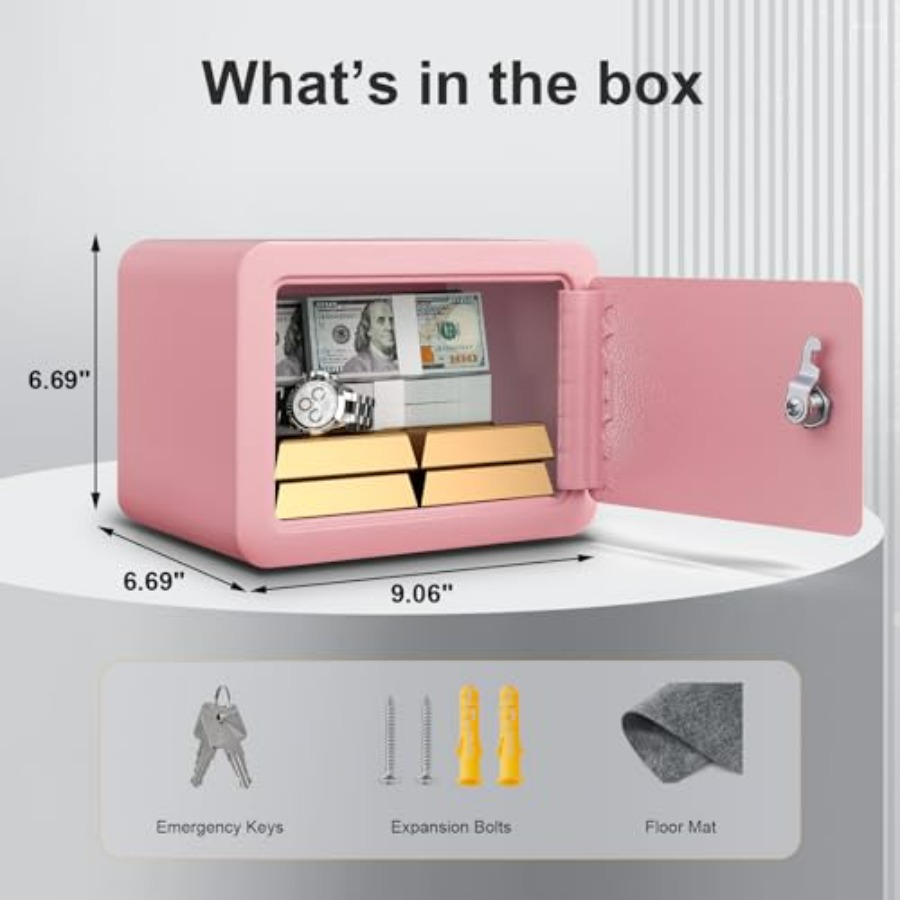 0.23 Cubic Small Safe Box for  - Home Security Key Box recensie en prijs
