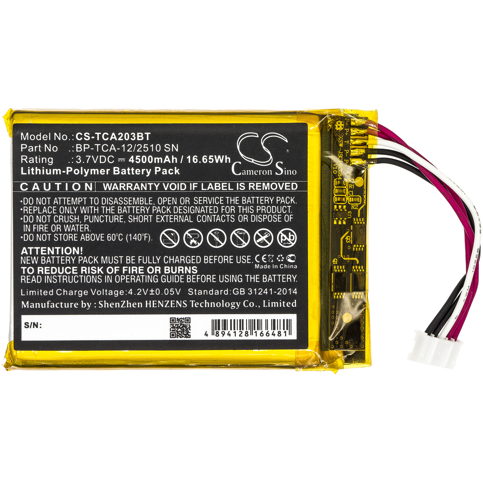 3.7V 4500mAh Alarm System Batt - Home Security With Xfinity recensie en prijs