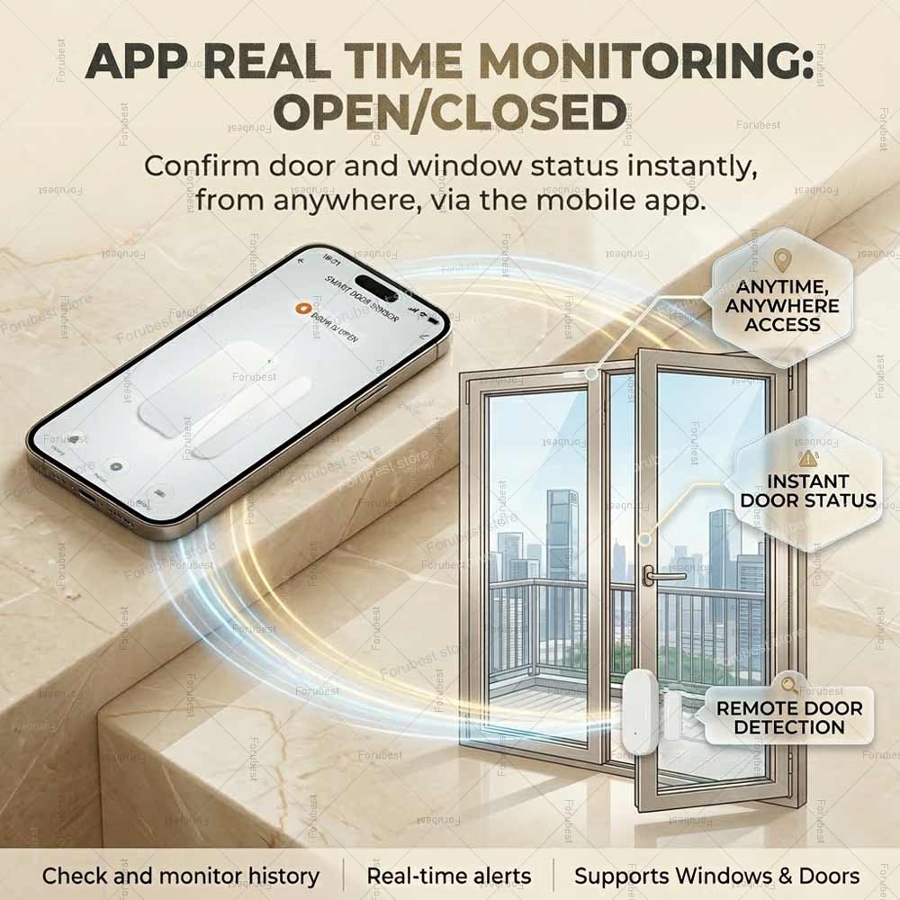 Tuya Zigbee Door Window Sensor - Home Security Gate recensie en prijs