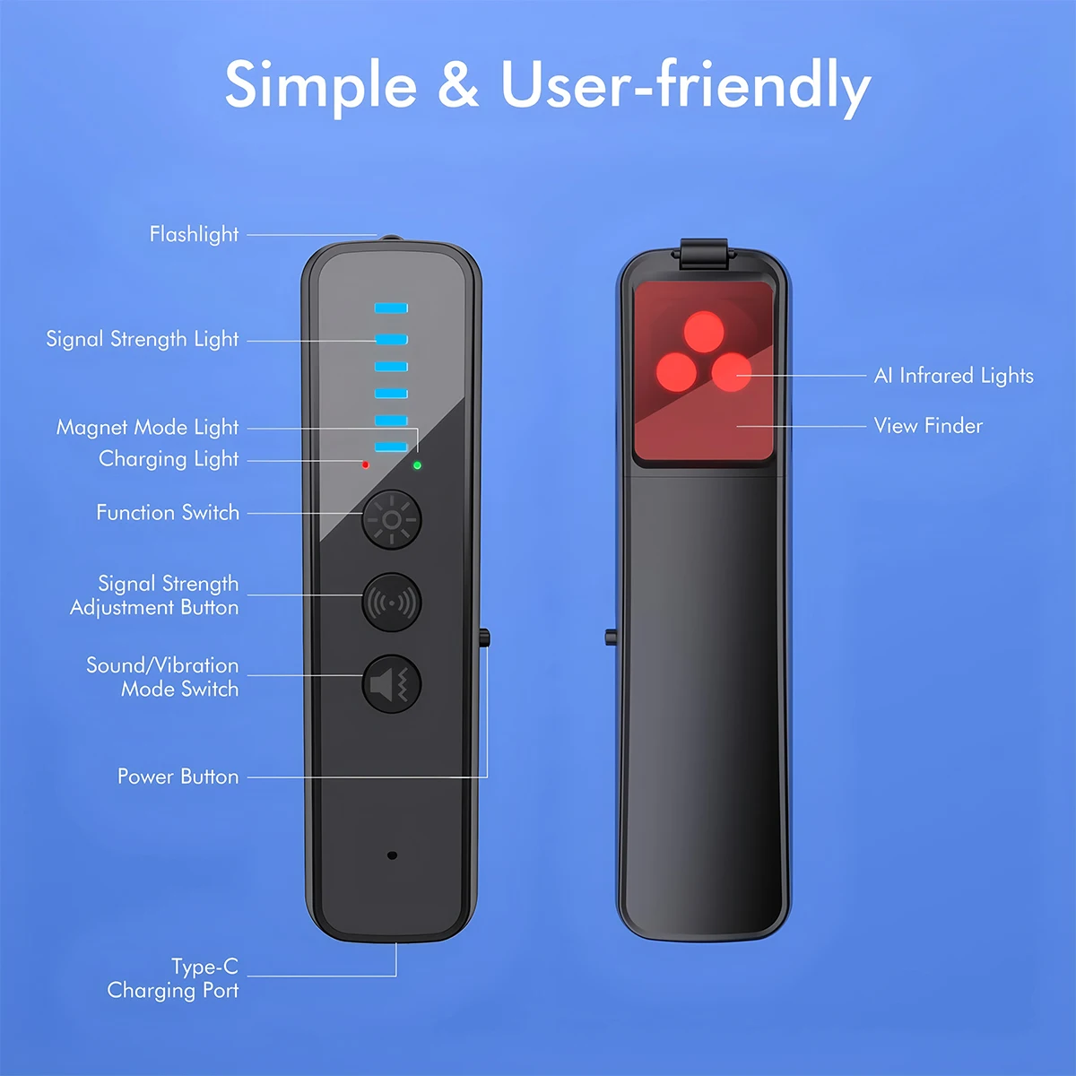 Latest 5 in 1 Anti Spy Detecto - Home Security Hidden Cameras recensie en prijs