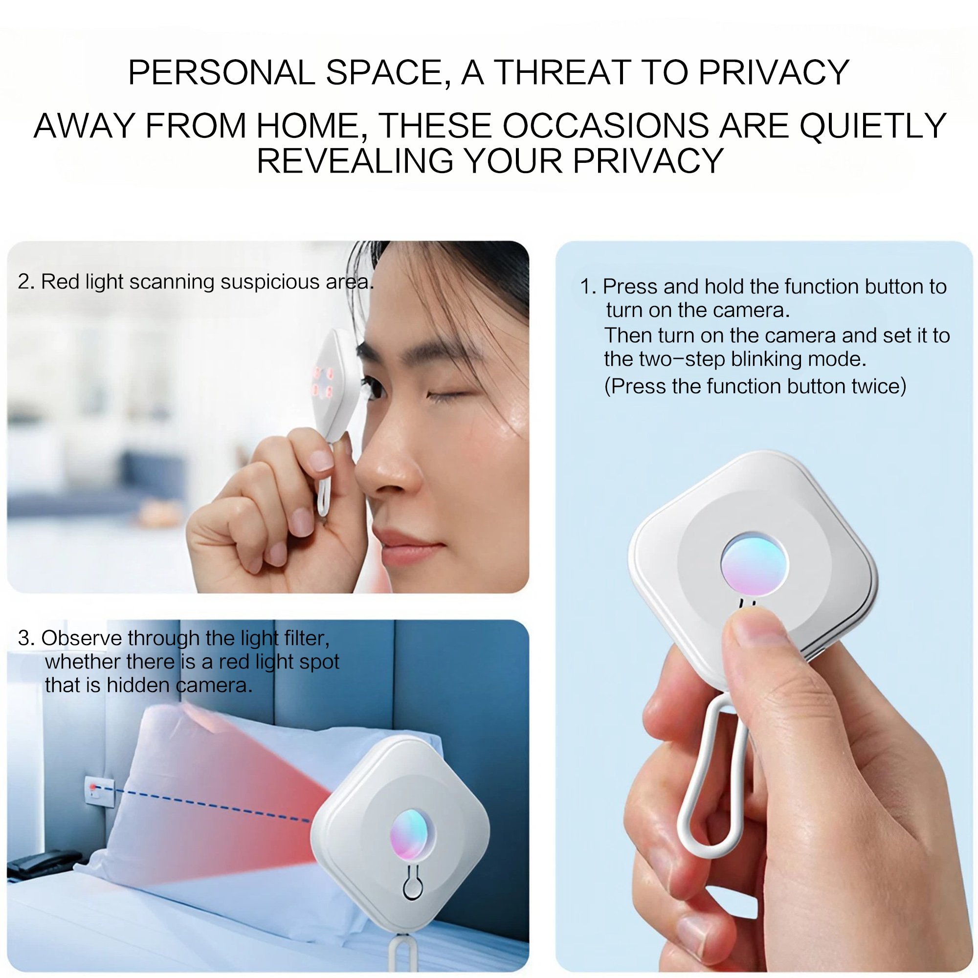 Portable Smart Infrared Scanne - Home Security Hidden Cameras recensie en prijs