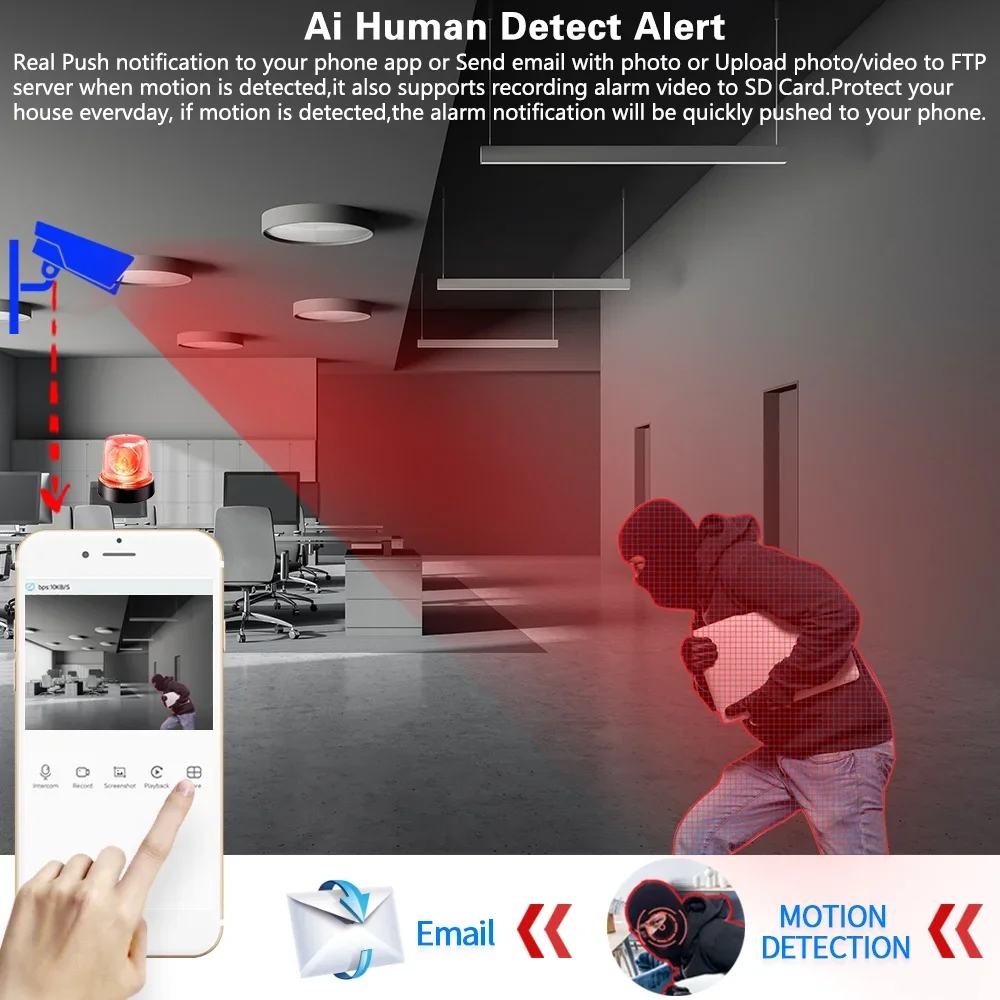Home Security 8MP H.265+ 4CH 4 - Home Security And Cameras recensie en prijs