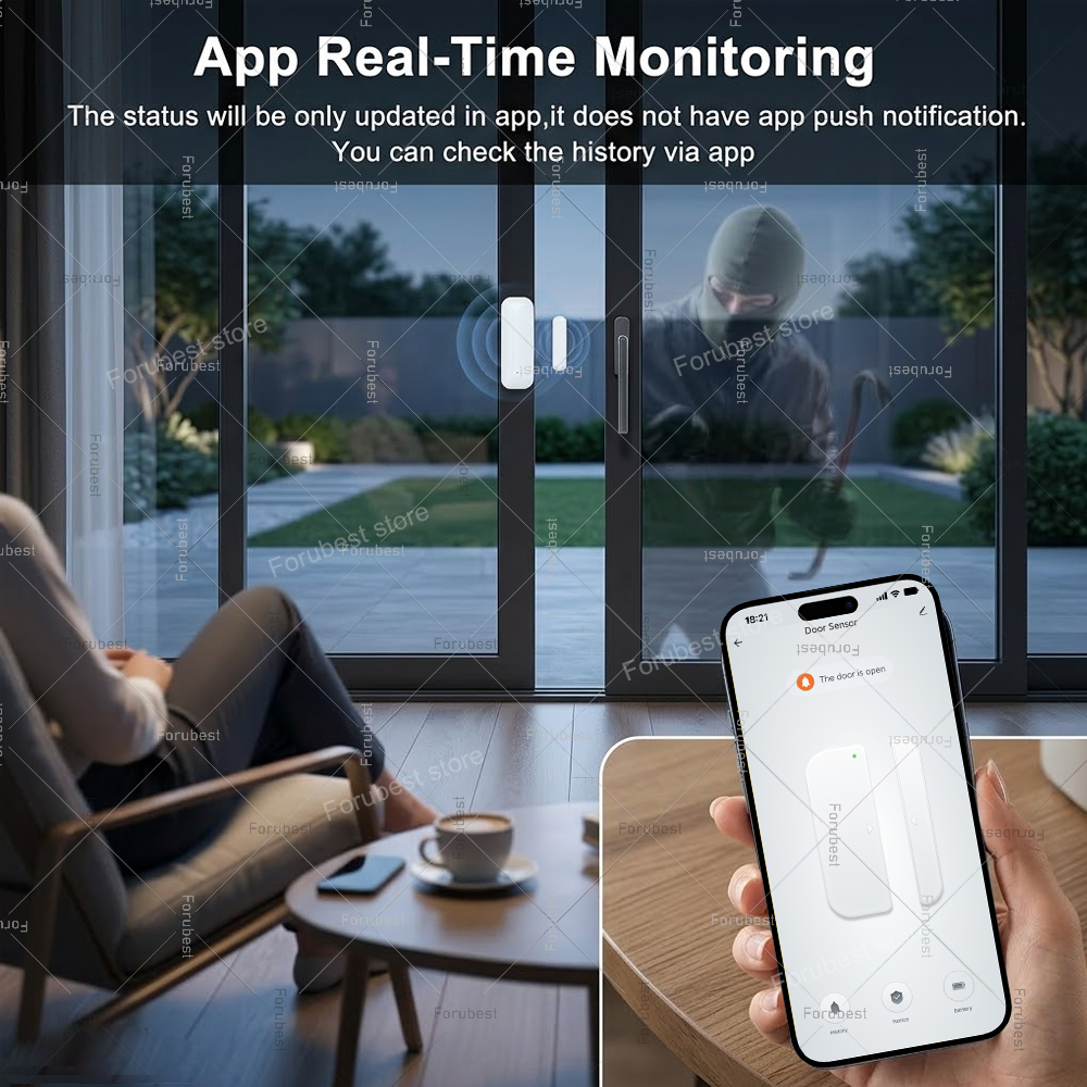 Tuya Zigbee Door Window Sensor - Home Security Gate recensie en prijs