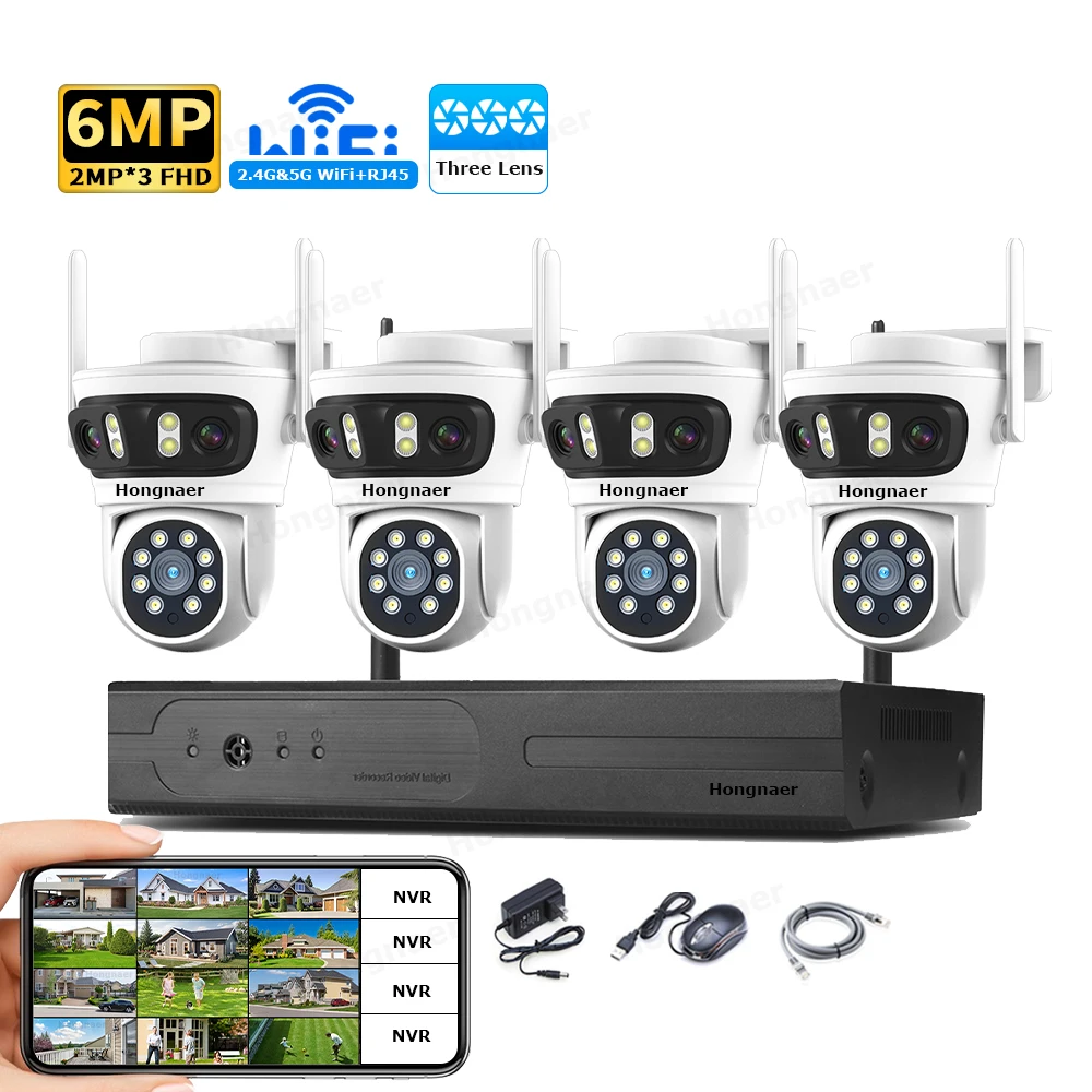2026 Hongnaer 6MP 4CH 3 Lens 2 - Home Security And Cameras recensie en prijs