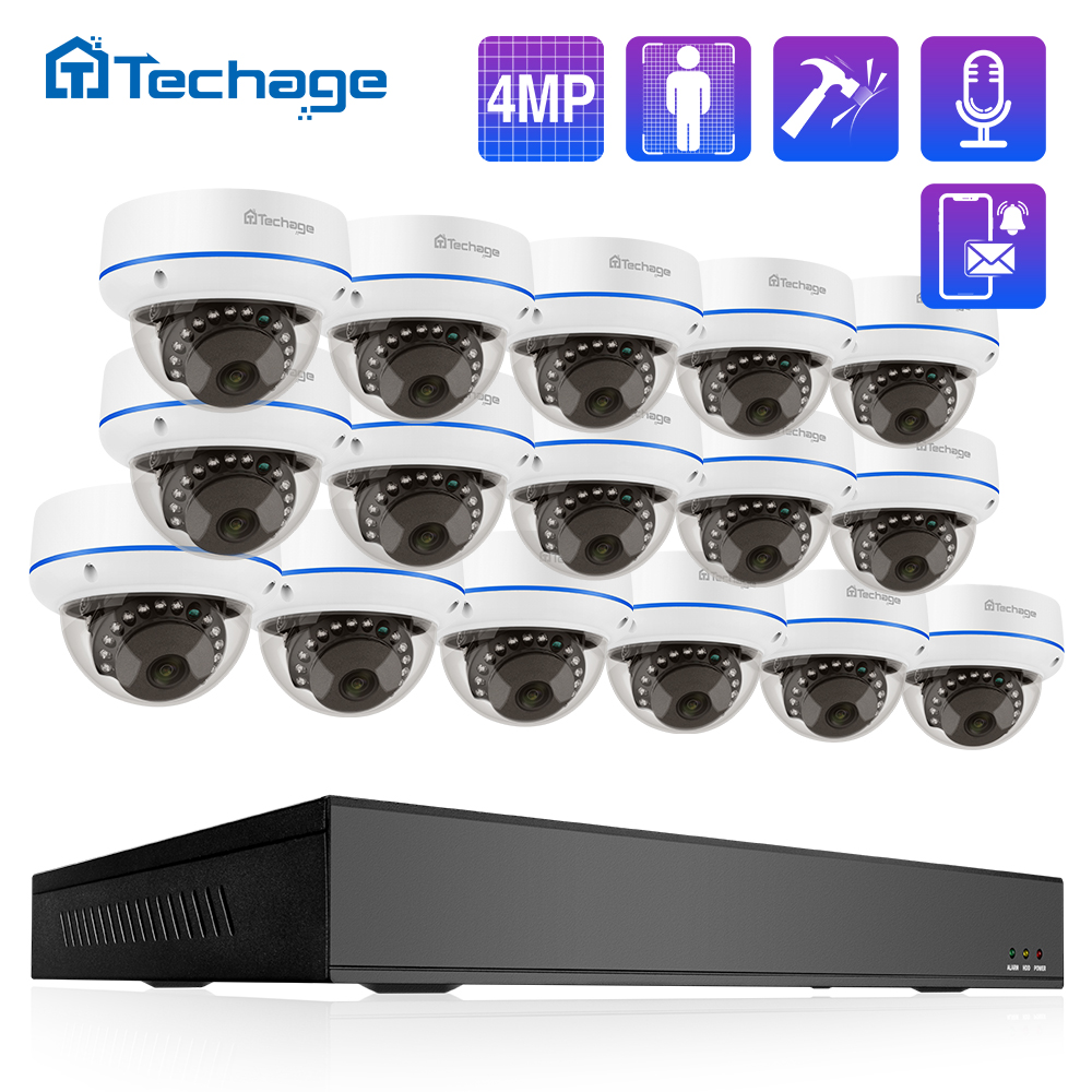 Techage HD 4MP 16CH POE Survei - Home Security Guard recensie en prijs