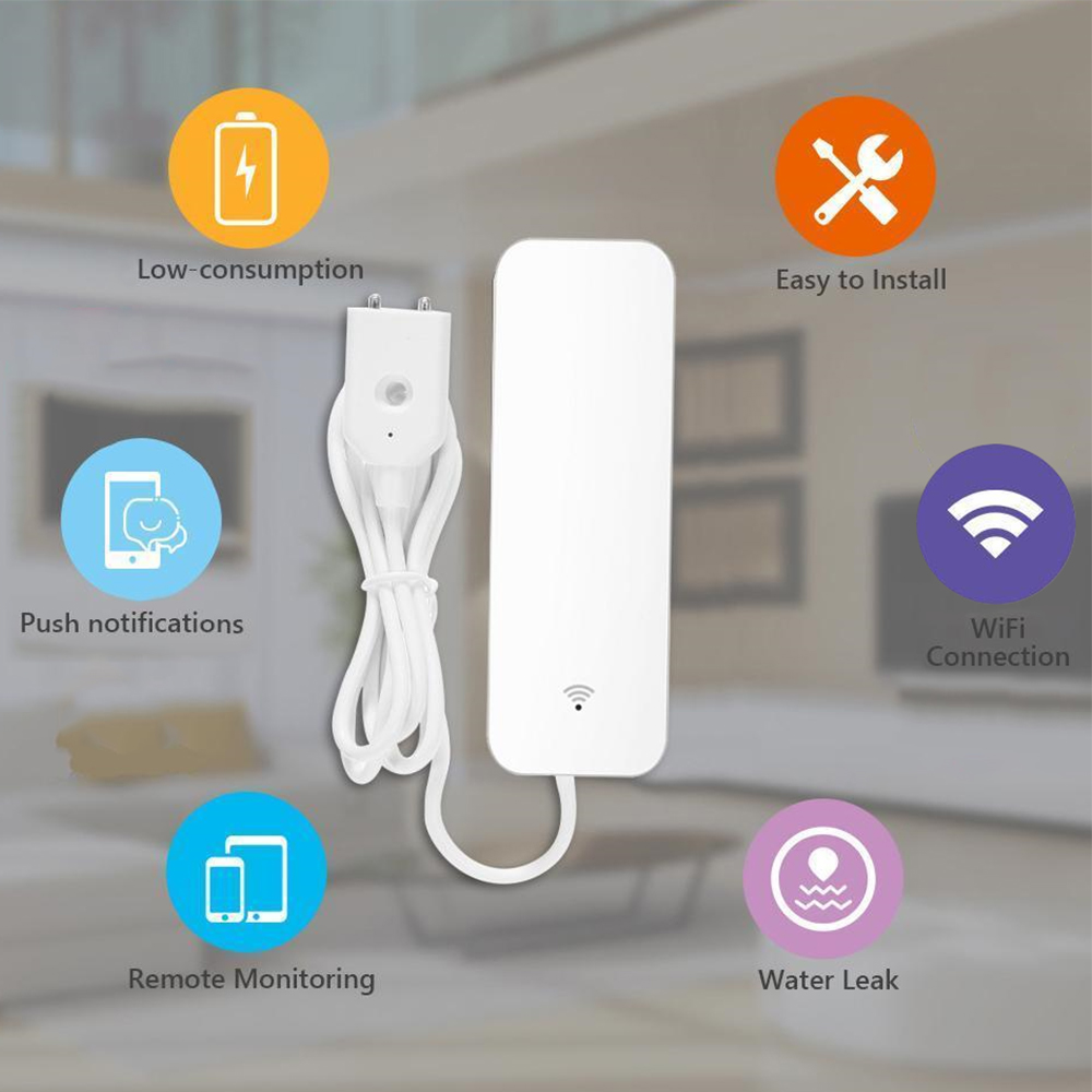 Tuya WiFi Water Leak Sensor, W - Home Security Tools recensie en prijs