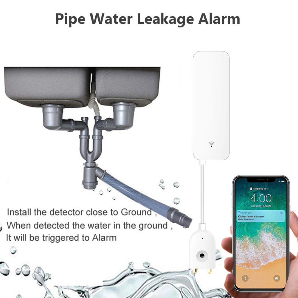 Tuya WiFi Water Leak Sensor, W - Home Security Tools recensie en prijs