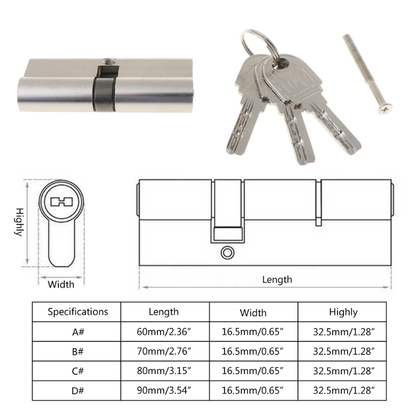 Keyed Entry Door Lock Cylinder - Home Security Gate recensie en prijs