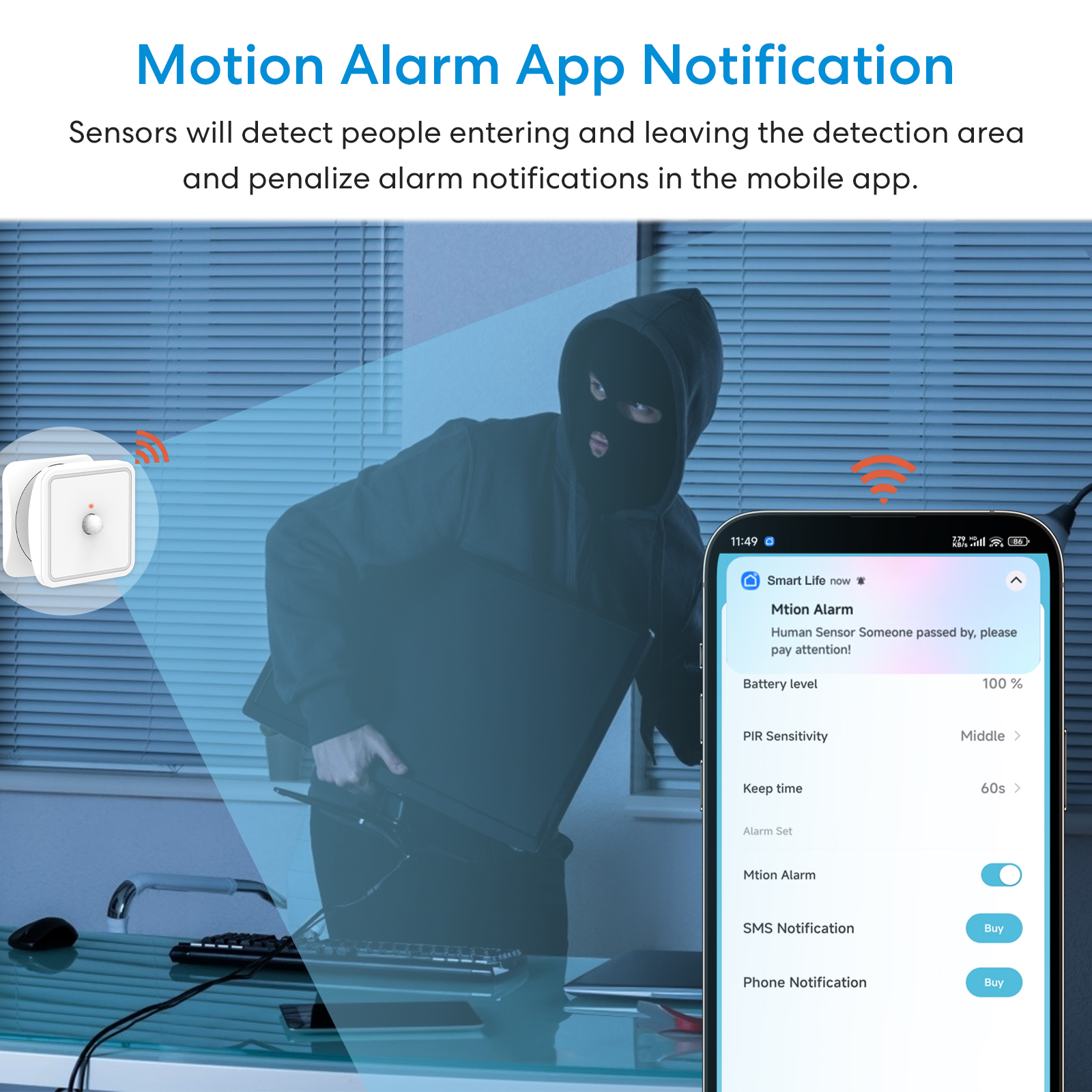 Tuya ZigBee Human Motion Senso - Home Security Tools recensie en prijs
