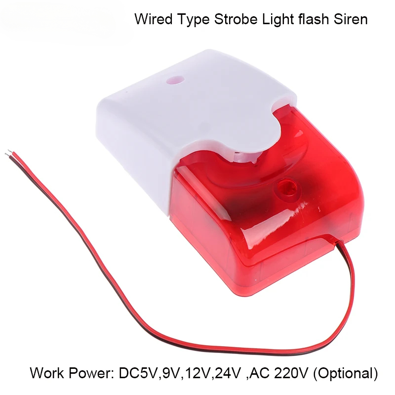 120dB Strobe Siren Alarm | 5V- - Home Security Beams recensie en prijs