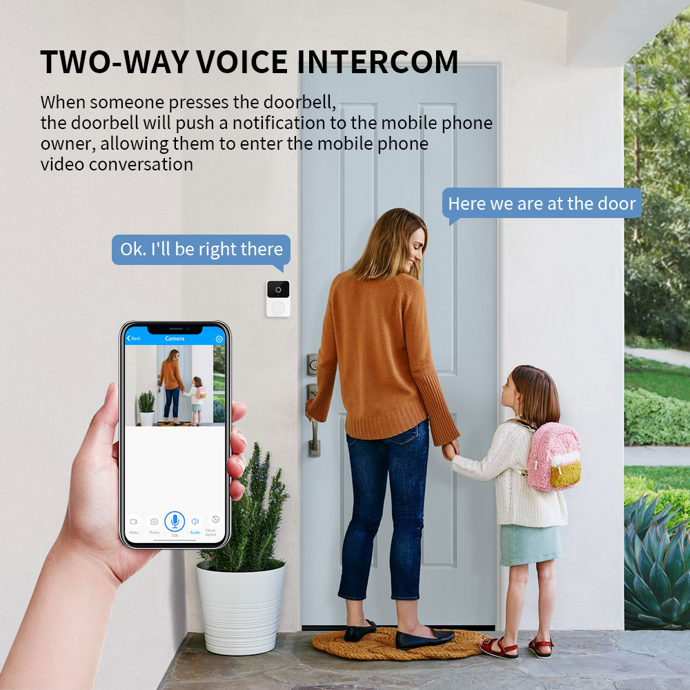H5 Wireless Smart Video Doorbe - Home Security No Wifi Needed recensie en prijs