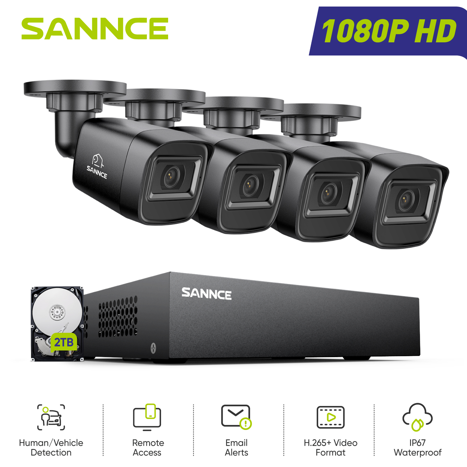 SANNCE 1080P Security Camera S - Home Security And Cameras recensie en prijs
