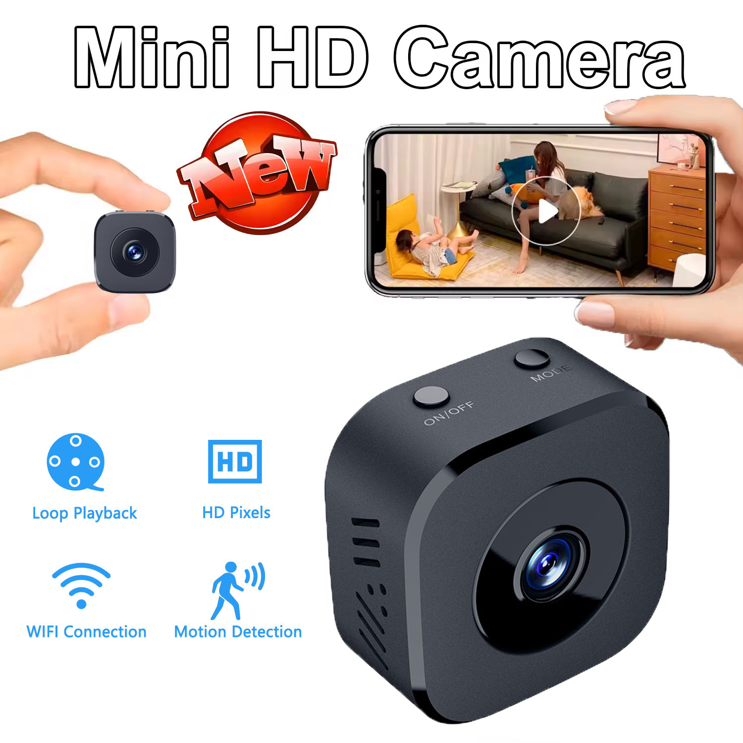 Security Camera 4K Mini Full C - Home Security No Wifi Needed recensie en prijs