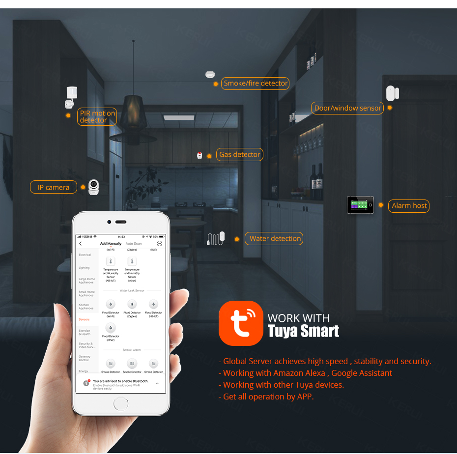 KERUI Smart  WiFi Water Sensor - Home Security Tools recensie en prijs