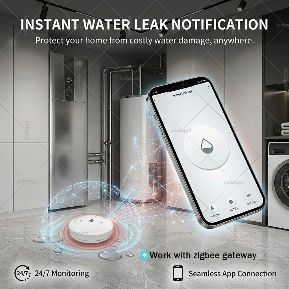 Zigbee Water Leak Sensor Smart - Home Security Monitor recensie en prijs