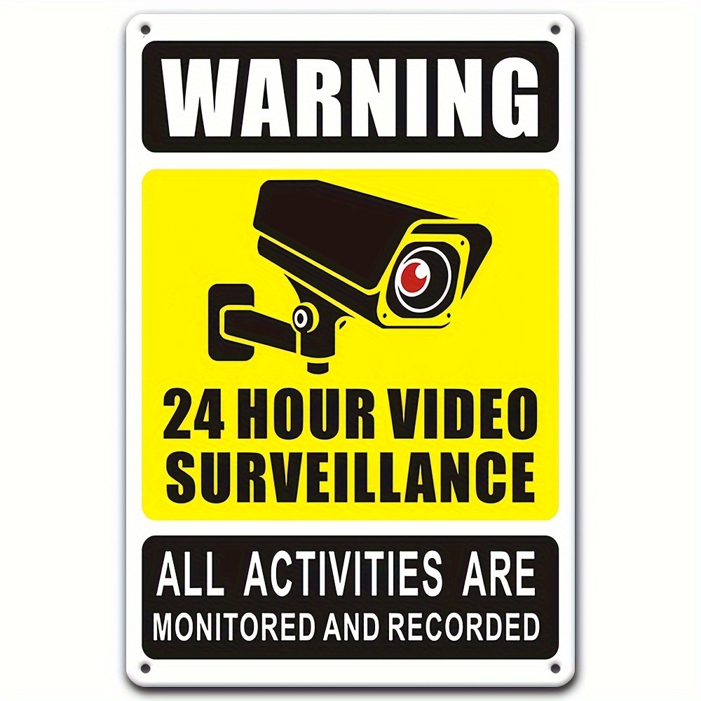 24/7 Video Surveillance Warnin - Home Security And Cameras recensie en prijs