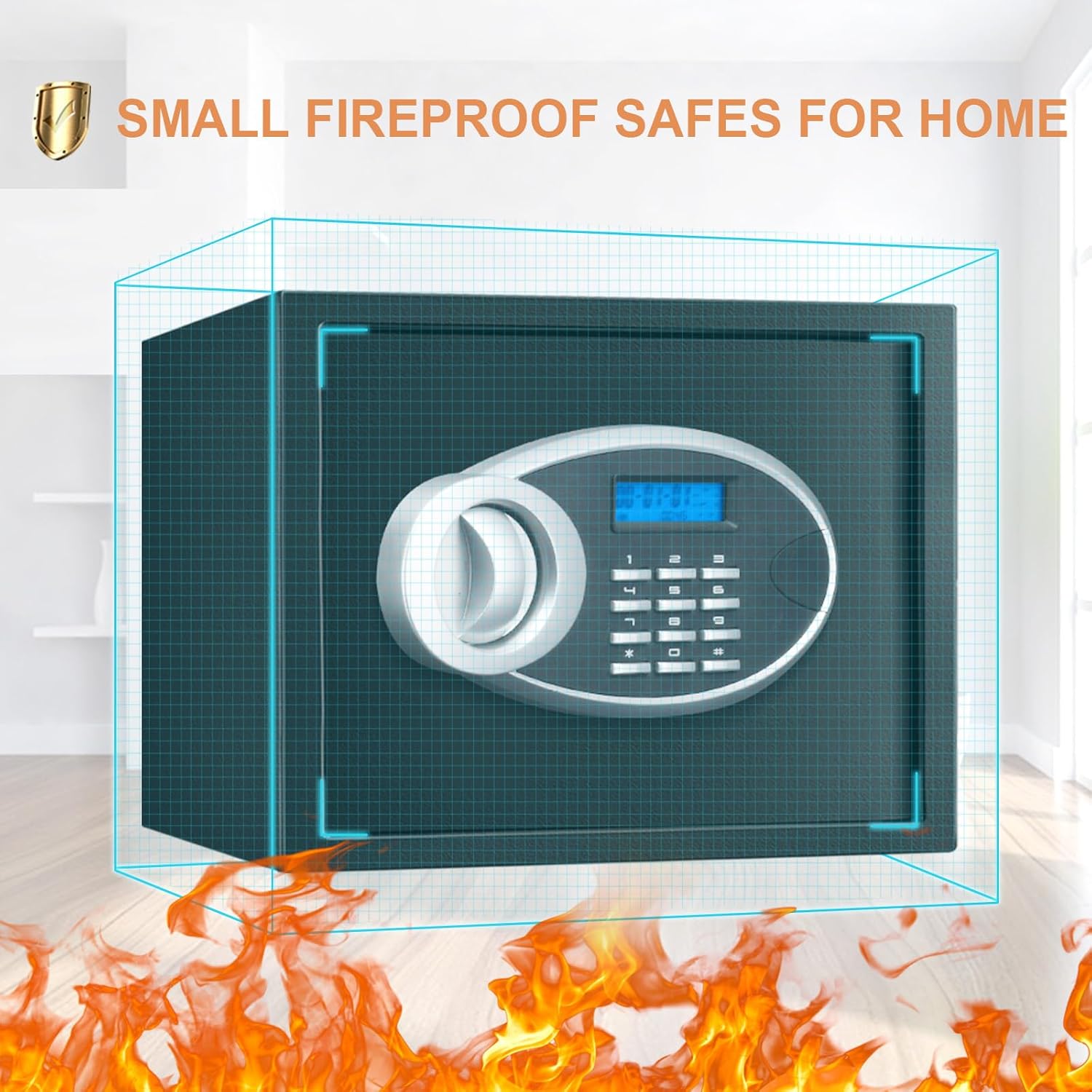 1.2 Cuft Fireproof Waterproof  - Home Security Key Box recensie en prijs