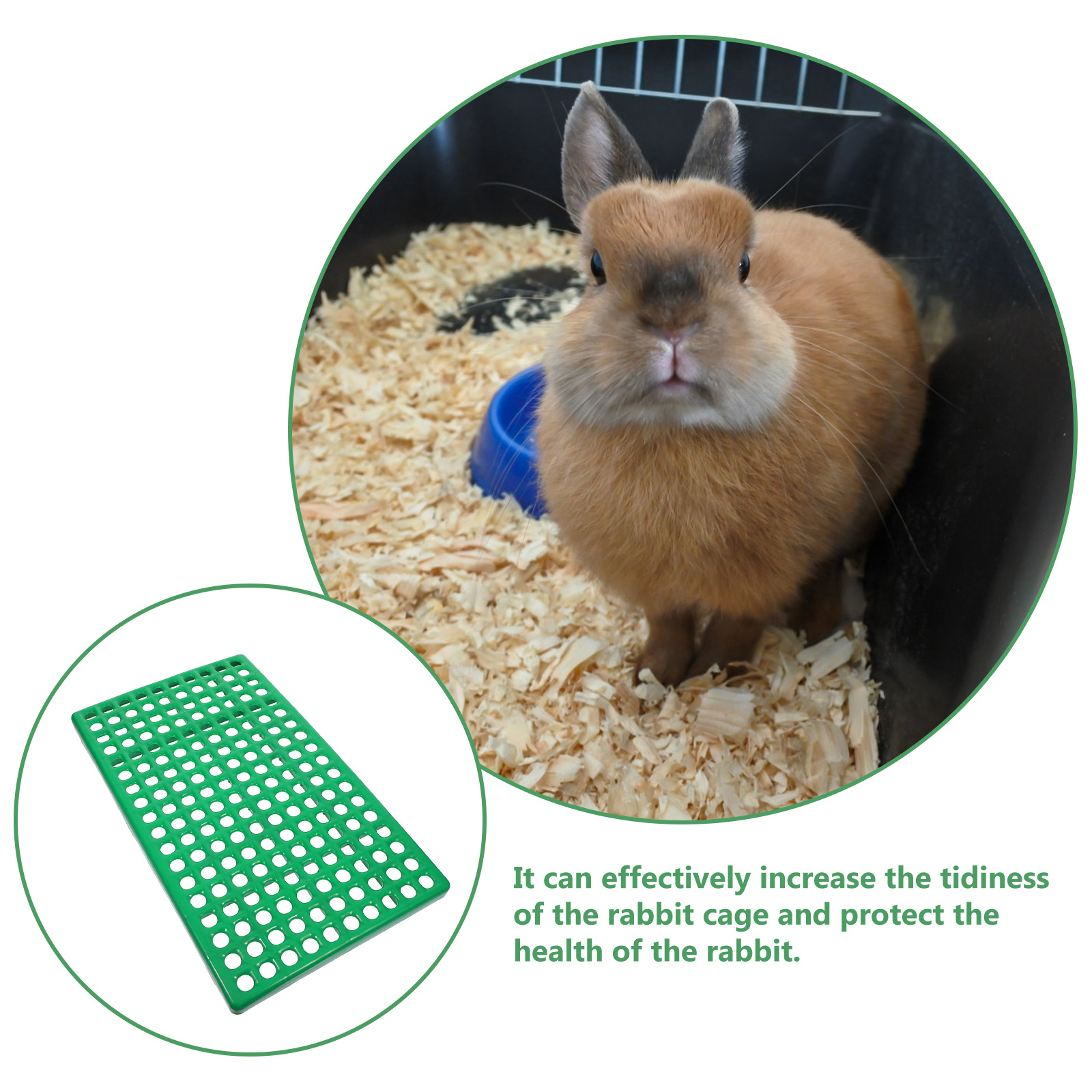 Rabbit Cage Pad Plastic Draina - Home Security Fence recensie en prijs