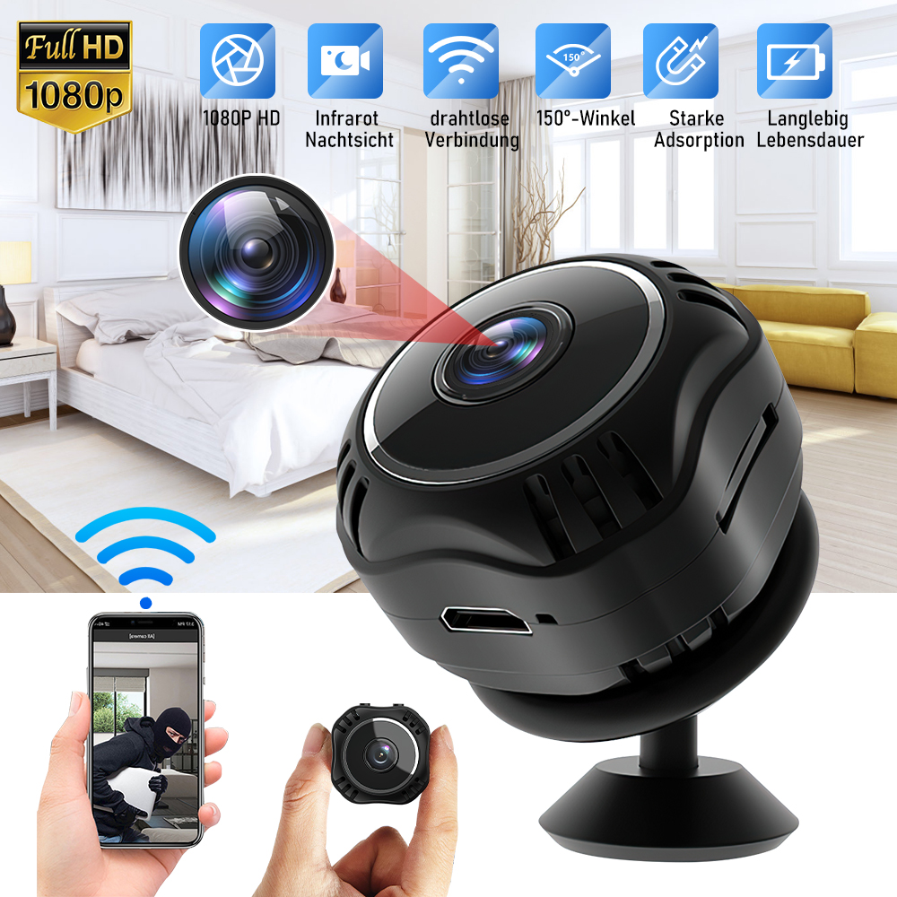 Mini Camera WiFi HD 1080P IP N - Home Security Hidden Cameras recensie en prijs