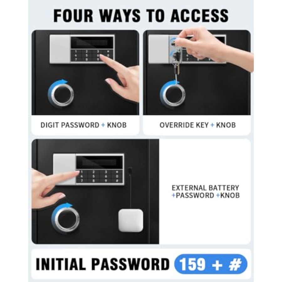 8.4 CuFt Heavy Duty Home Safe  - Home Security Key Box recensie en prijs