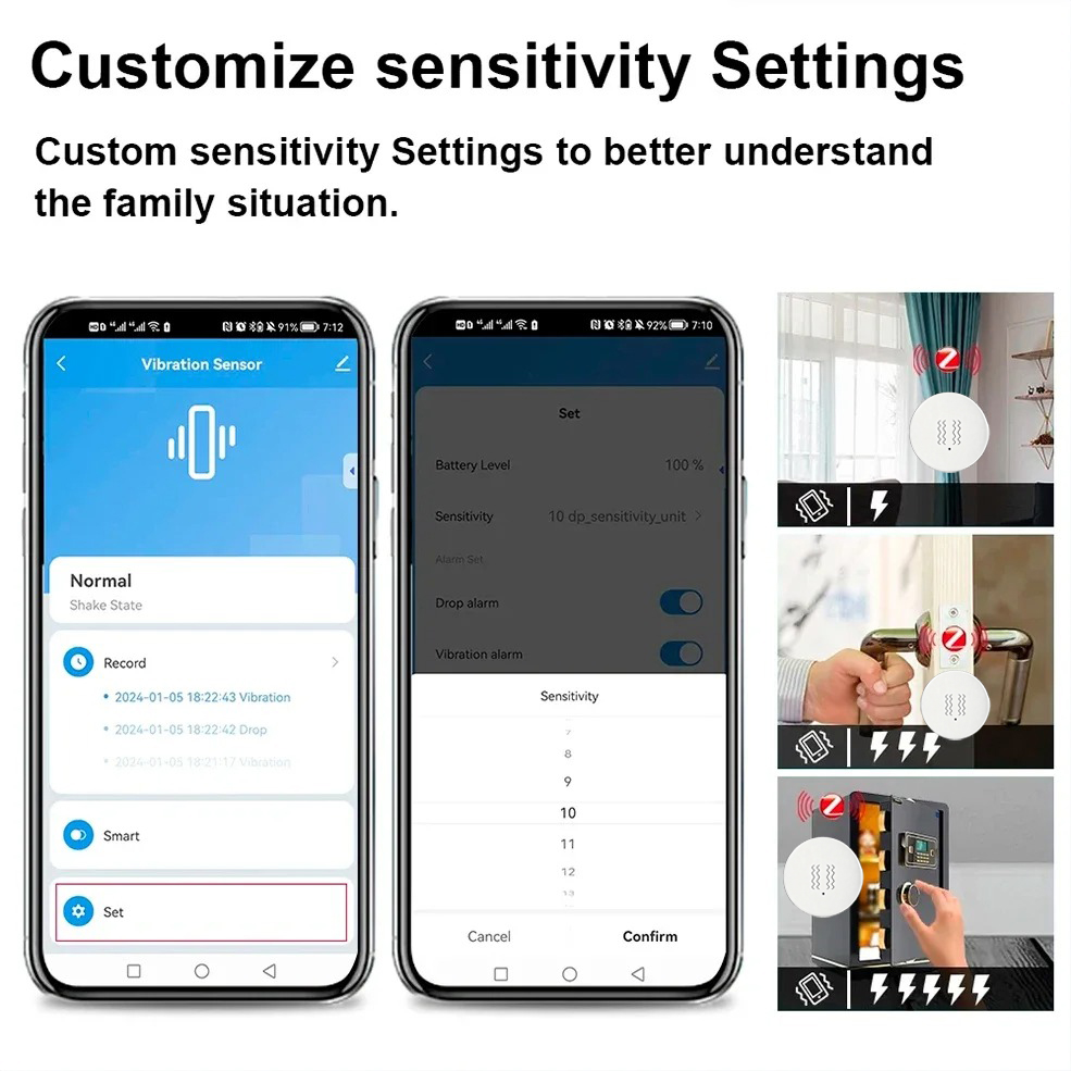 Tuya ZigBee Smart Vibration &  - Home Security Tools recensie en prijs