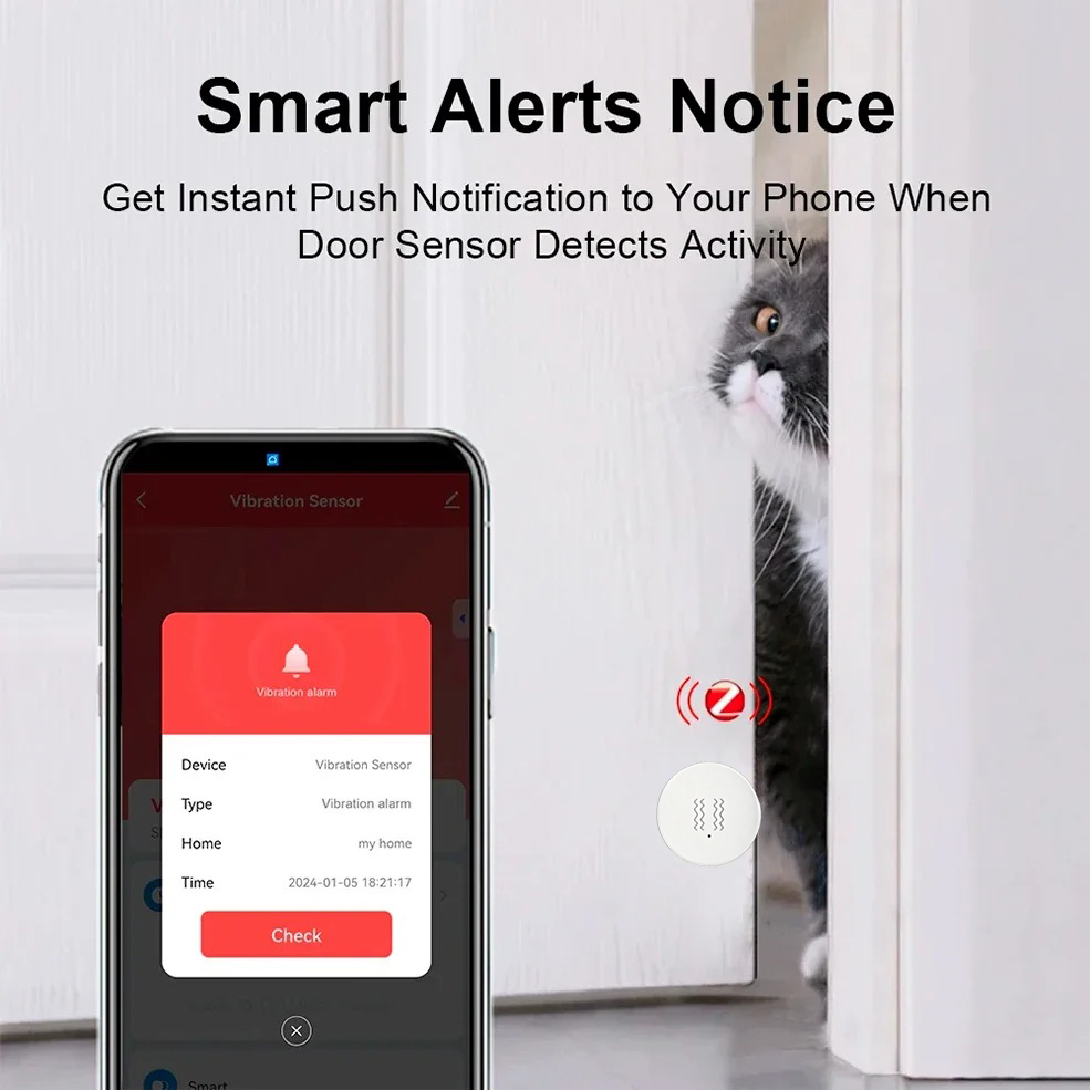 Tuya ZigBee Smart Vibration &  - Home Security Tools recensie en prijs