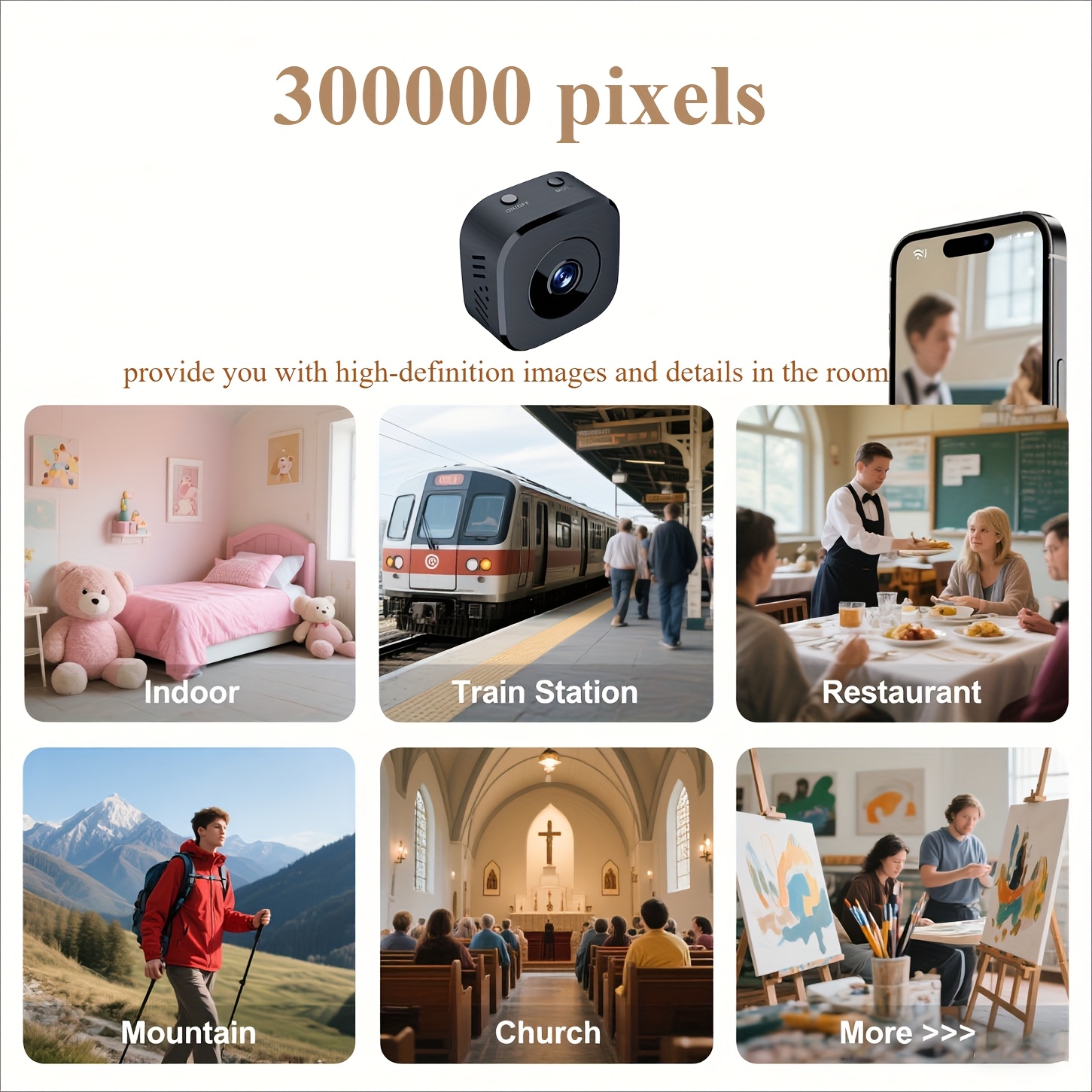 1080P HD Mini WiFi Camera Indo - Home Security Monitor recensie en prijs