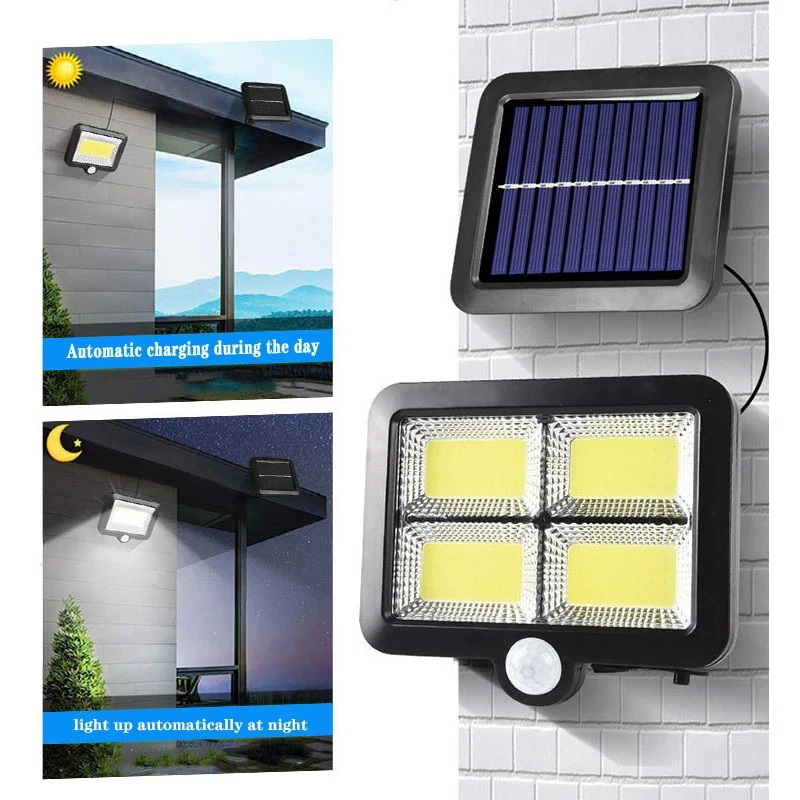 LED Solar Split Wall Lamp Outd - Home Security Beams recensie en prijs
