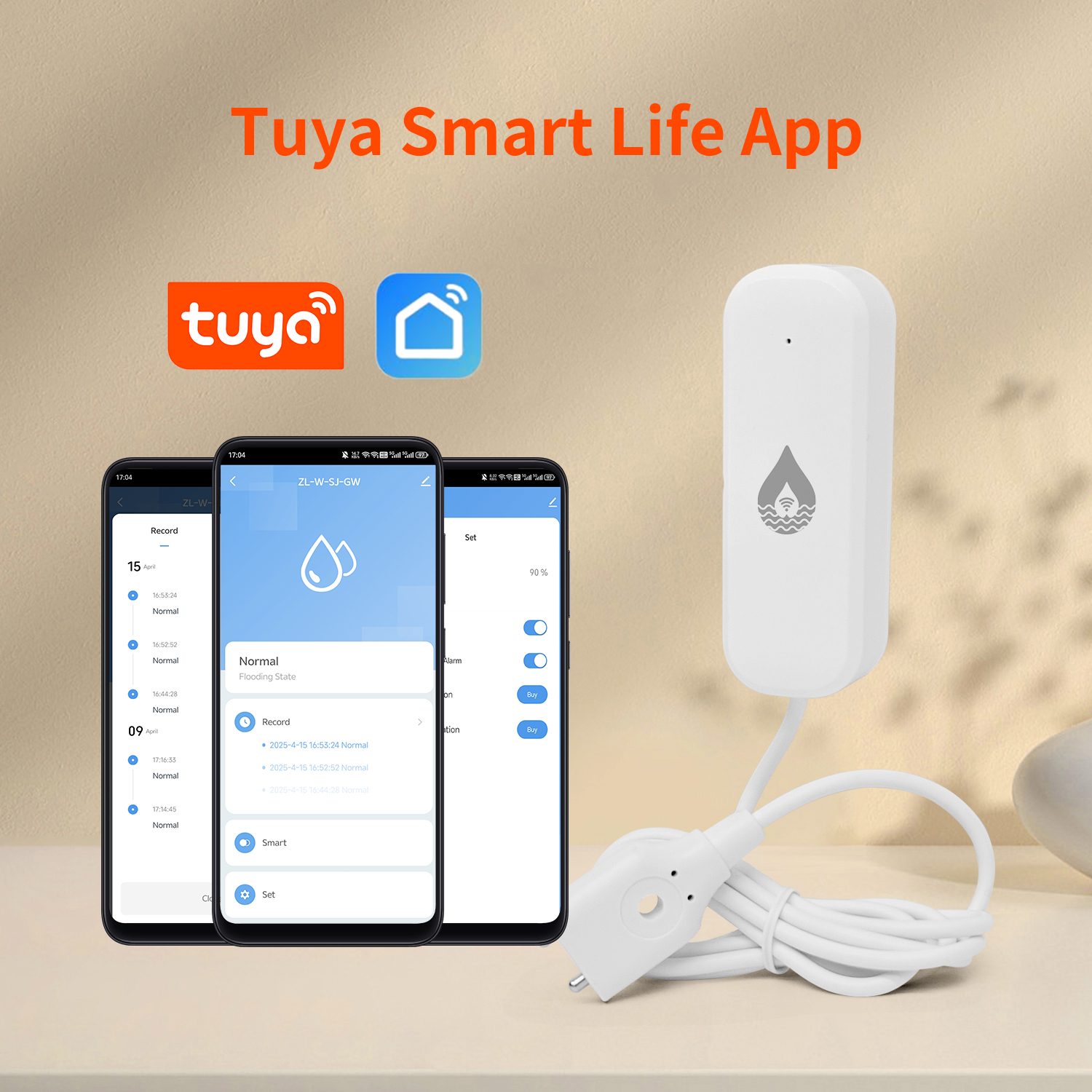 YFK Tuya WiFi Water Leakage Se - Home Security Tools recensie en prijs