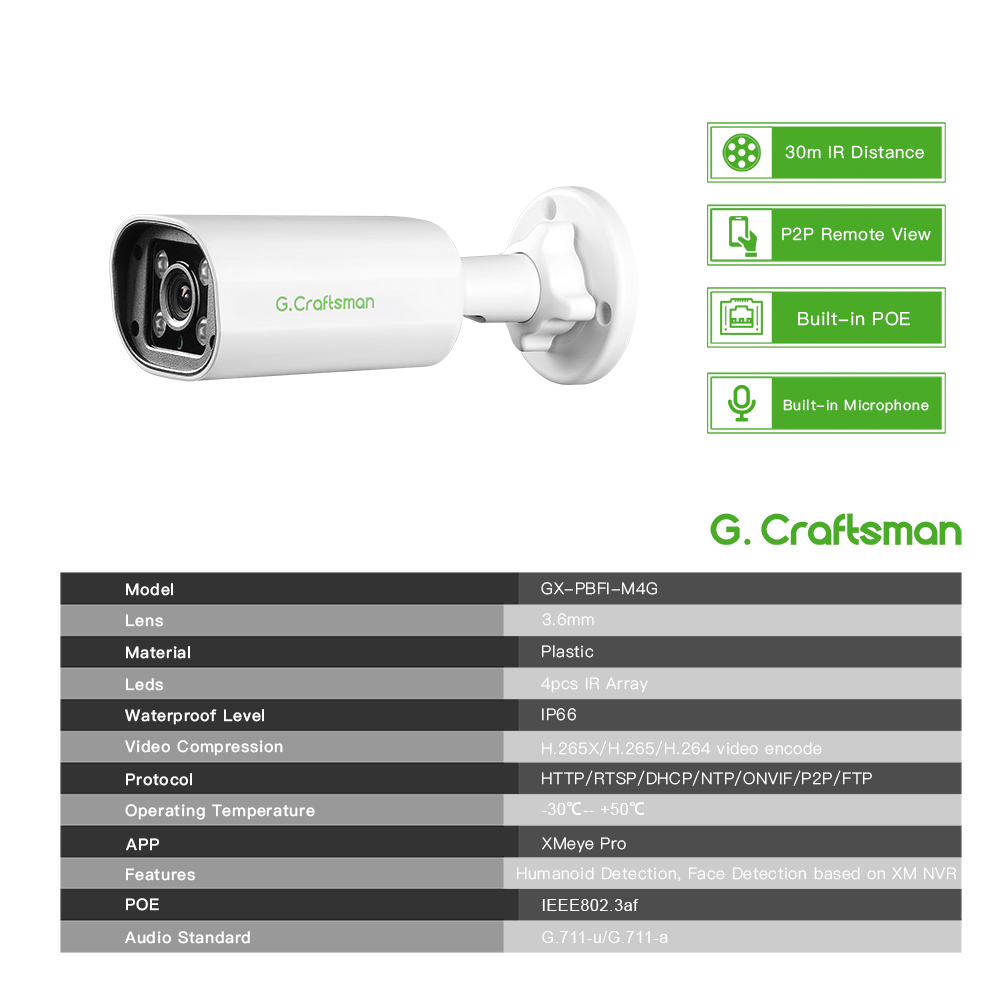 C GC PB 4MP POE IP Camera,Buil - Home Security And Cameras recensie en prijs