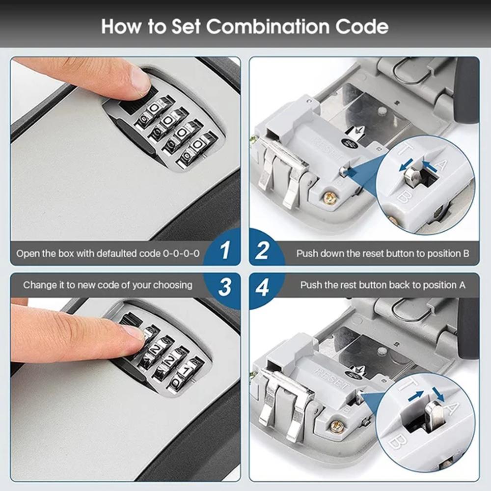 Wall-Mounted Key Storage Box P - Home Security Key Box recensie en prijs