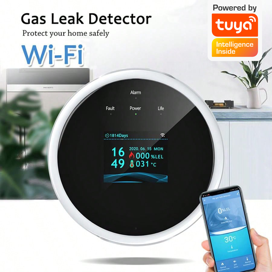 2.4G WiFi Gas Alarm Sensor Com - Home Security Monitor recensie en prijs