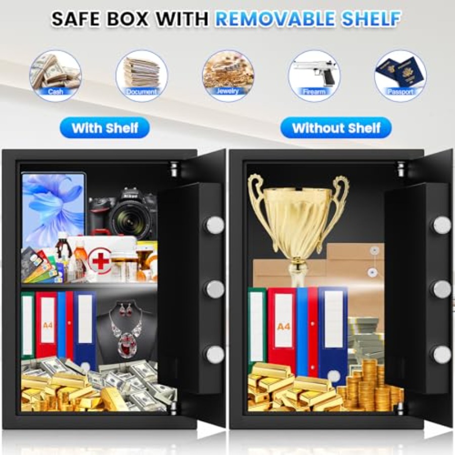 1.65 Cuft Safe Box Home Safes  - Home Security Beams recensie en prijs