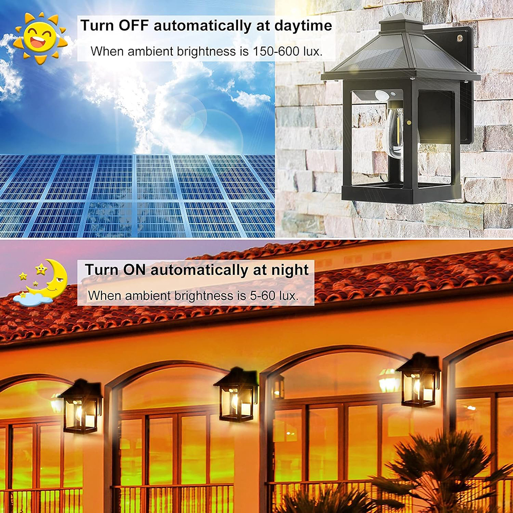 2pcs Solar Powered Wall Lanter - Home Security Beams recensie en prijs