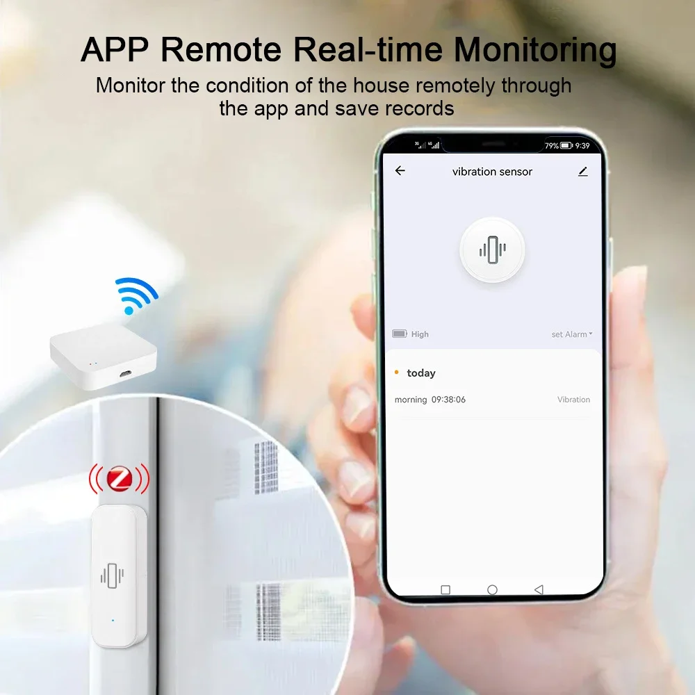 Tuya WiFi/Zigbee Smart Vibrati - Home Security Monitor recensie en prijs
