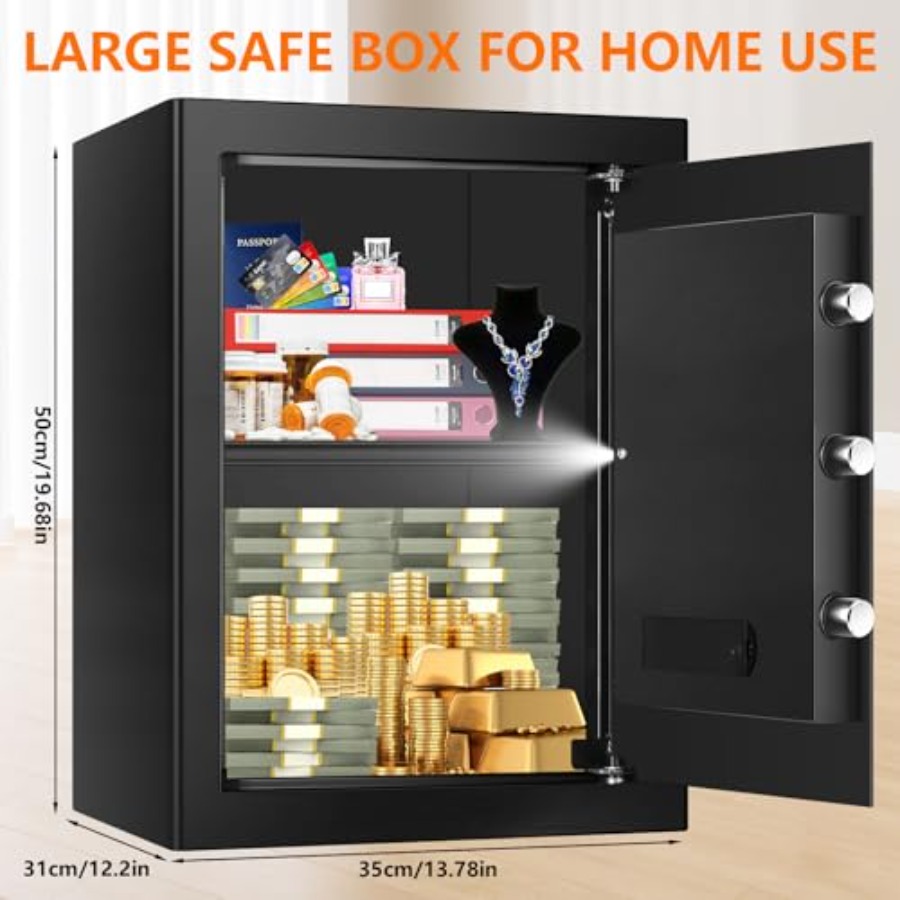 3.4 Cuft Large Fireproof Safe  - Home Security Key Box recensie en prijs