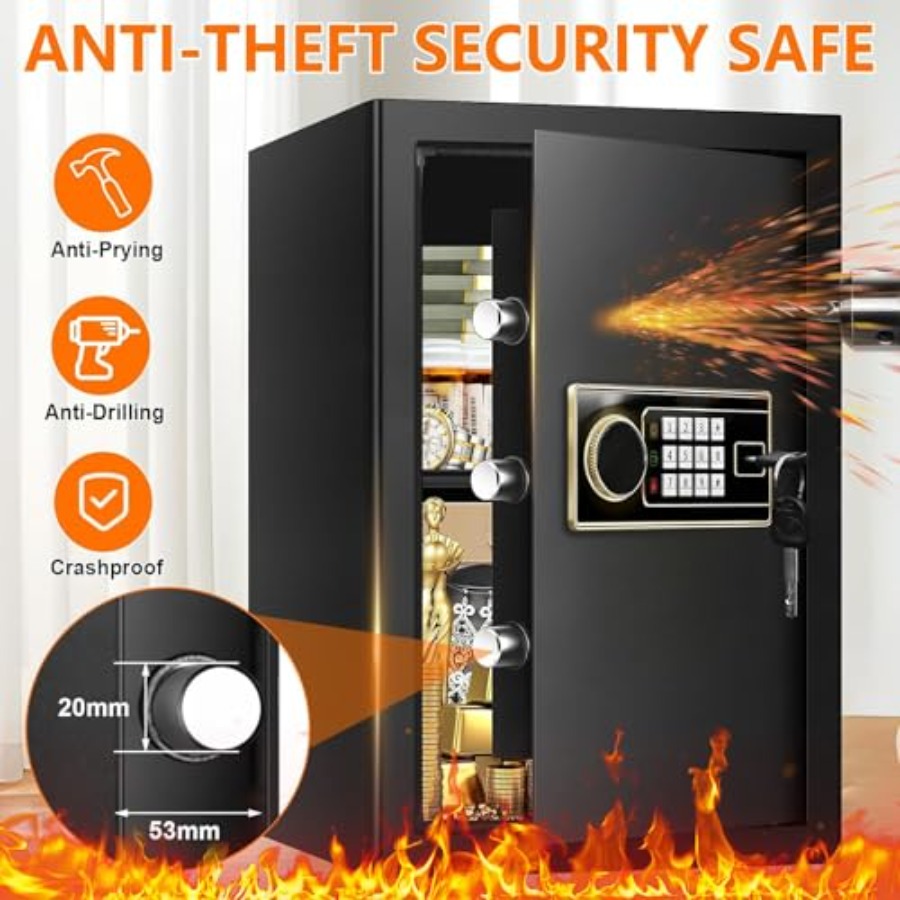 3.4 Cuft Large Fireproof Safe  - Home Security Key Box recensie en prijs