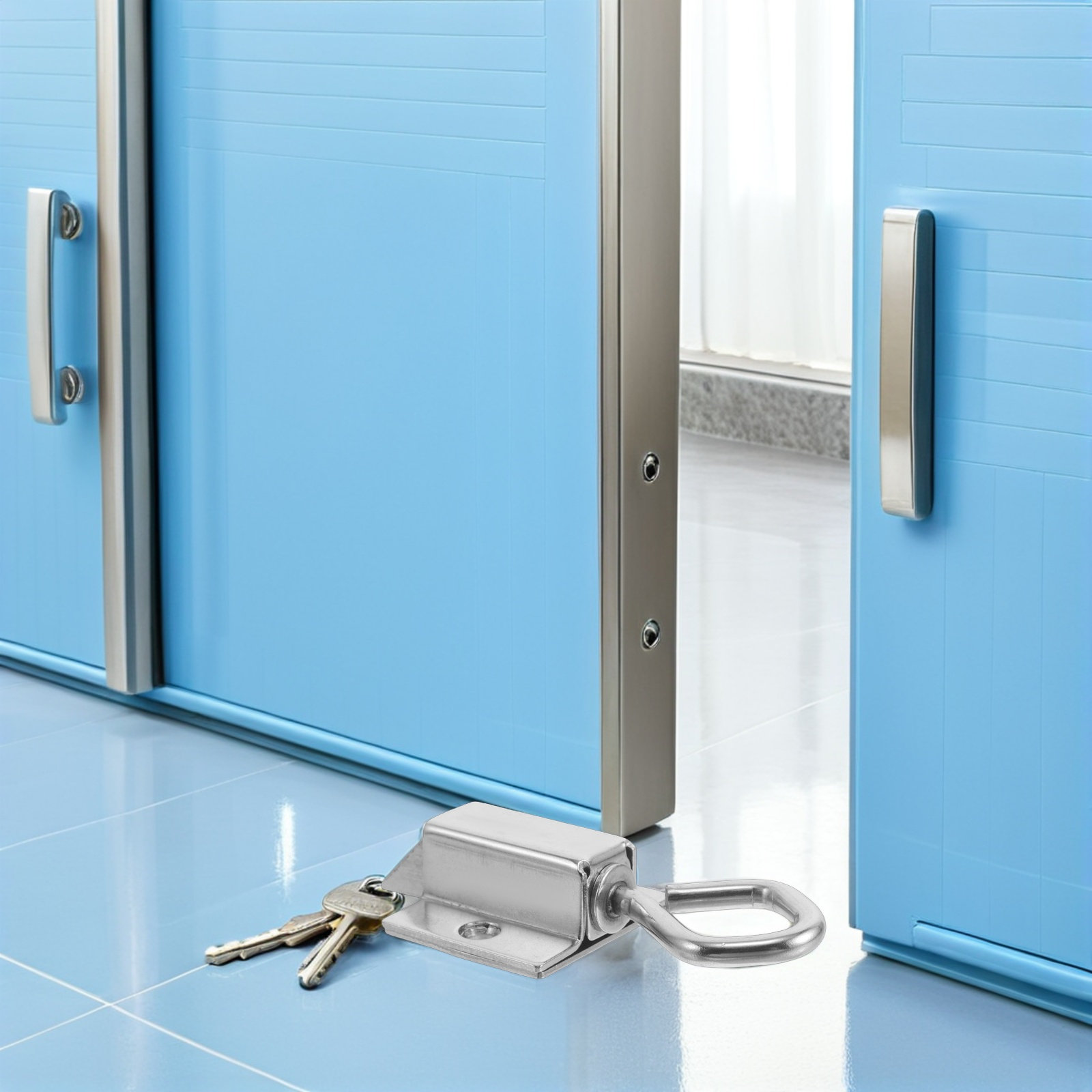 2Pcs Slide Gate Latch Stainles - Home Security Gate recensie en prijs