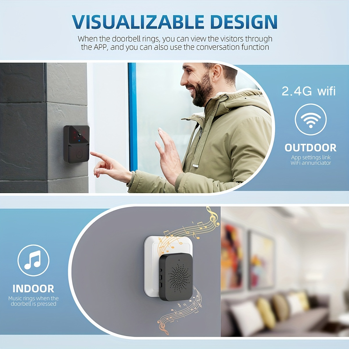 tuya Wireless smart video door - Home Security No Wifi Needed recensie en prijs